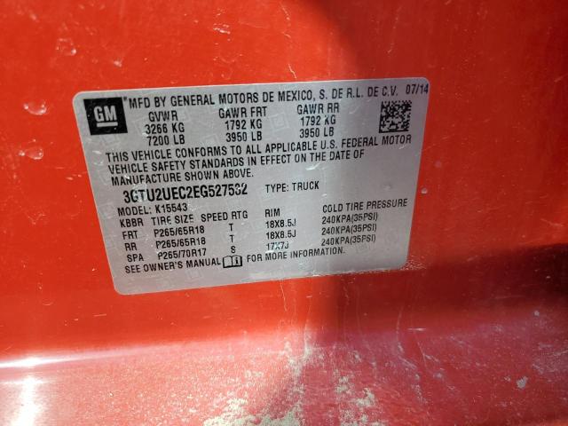 3GTU2UEC2EG527532 GMC Sierra K1500 Sle