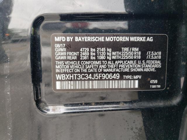 WBXHT3C34J5F90649 BMW X1 Xdrive28i