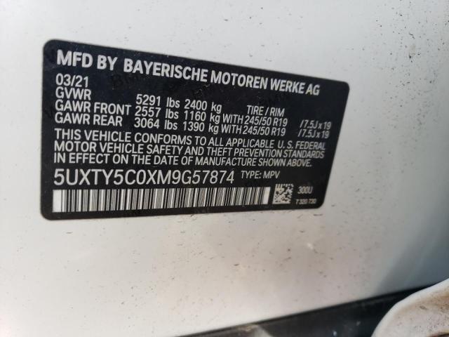 5UXTY5C0XM9G57874 BMW X3 Xdrive30i