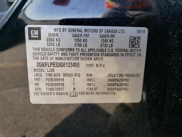 2GKFLPE33G6123455 GMC Terrain Slt