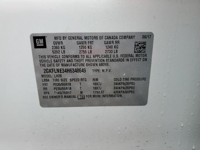 2GKFLNE34H6348649 GMC Terrain Sle