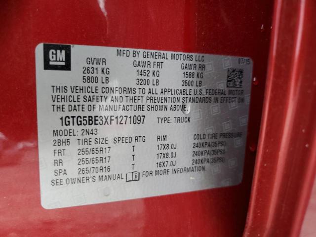 1GTG5BE3XF1271097 GMC CANYON SLE