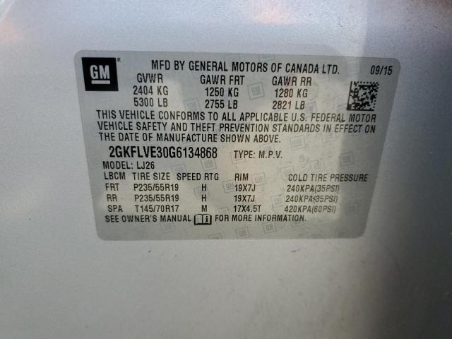 2GKFLVE30G6134868 GMC Terrain Denali