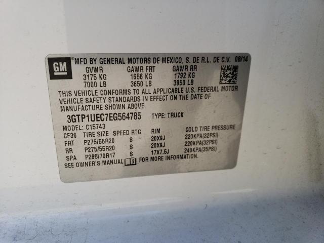 3GTP1UEC7EG564785 GMC Sierra C1500 Sle