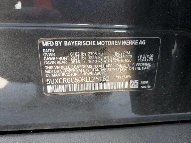 5UXCR6C59KLL25162 BMW X5 Xdrive40i