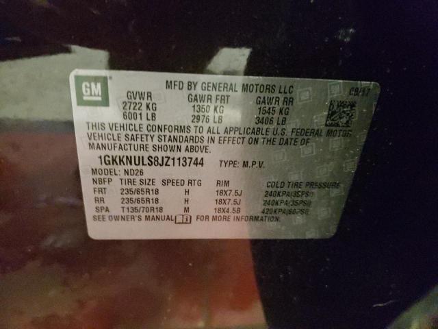 1GKKNULS8JZ113744 GMC Acadia Slt-1
