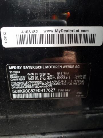 5UXKR0C52E0H17627 BMW X5 Xdrive35i