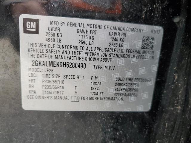 2GKALMEK9H6280490 GMC Terrain Sle