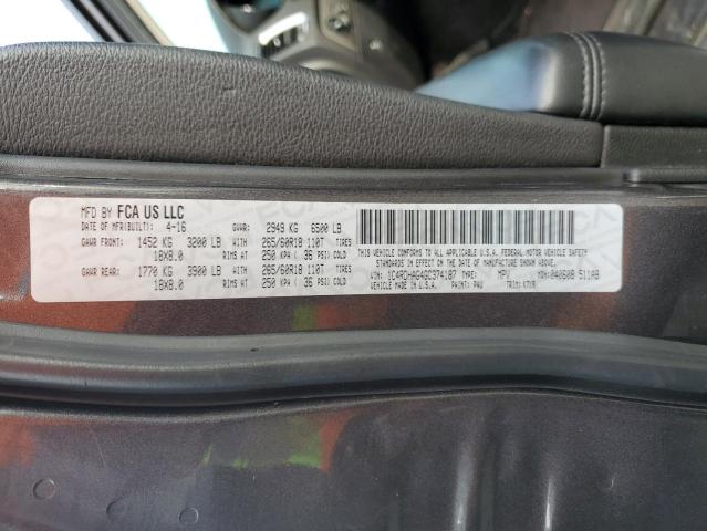 1C4RDHAG4GC374187 Dodge Durango Sxt
