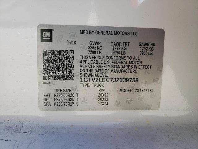 1GTV2LEC7JZ339758 GMC Sierra K1500