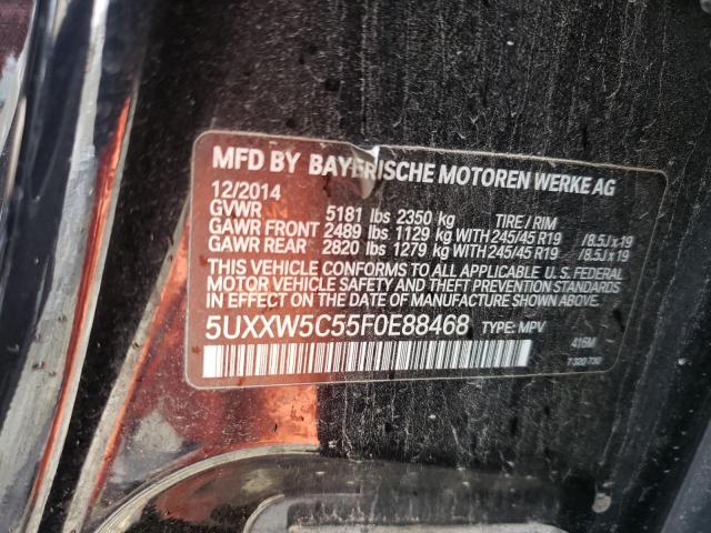 5UXXW5C55F0E88468 BMW X4 Xdrive35i