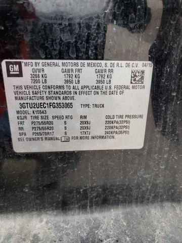 3GTU2UEC1FG353065 GMC Sierra K1500 Sle