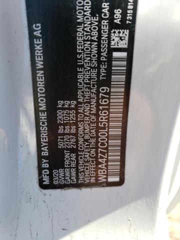 WBA4Z7C00L5R61679 BMW 440XI
