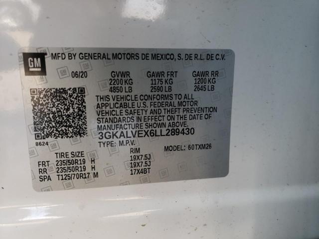 3GKALVEX6LL289430 GMC Terrain Slt