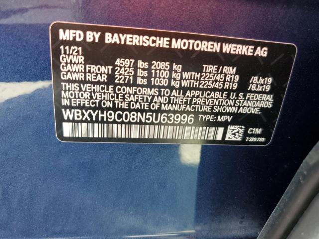 WBXYH9C08N5U63996 BMW X2 Sdrive28i