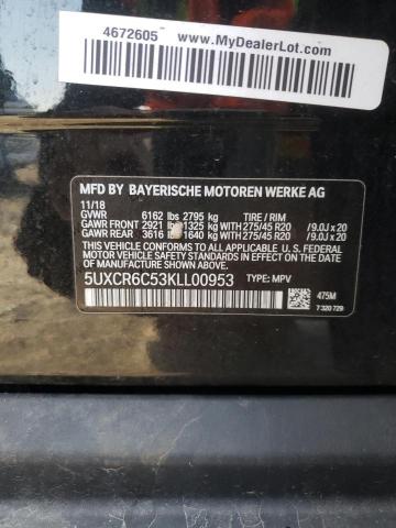 5UXCR6C53KLL00953 BMW X5 Xdrive40i