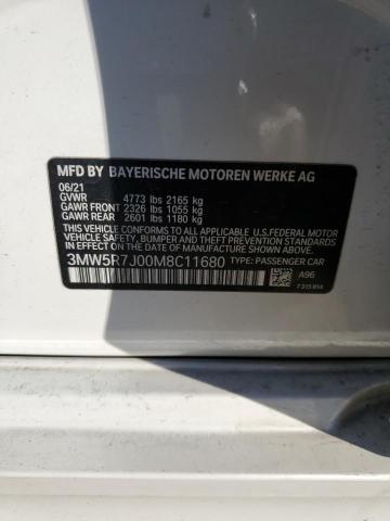 3MW5R7J00M8C11680 BMW 330XI
