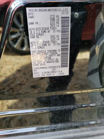 5N1DL0MMXKC509029 Infiniti QX60 LUXE