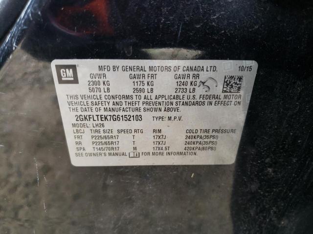 2GKFLTEK7G6152103 GMC Terrain Sle