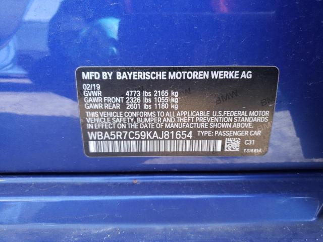 WBA5R7C59KAJ81654 BMW 330XI