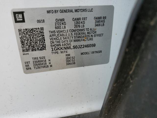 1GKKNMLS0JZ246059 GMC Acadia Slt-1