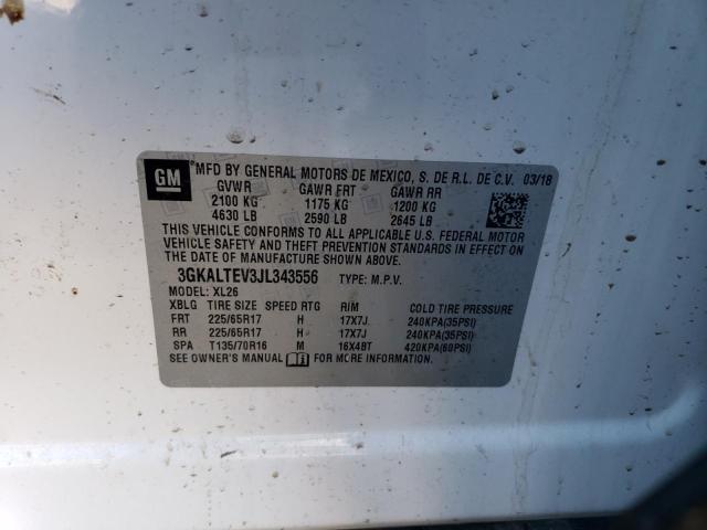 3GKALTEV3JL343556 GMC Terrain Sle