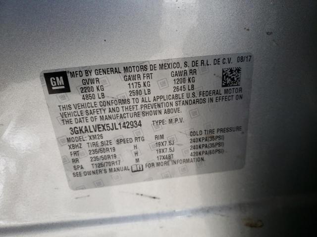 3GKALVEX5JL142934 GMC Terrain Slt