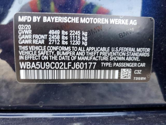 WBA5U9C02LFJ60177 BMW M340XI