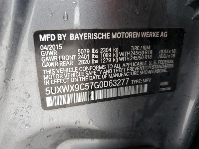 5UXWX9C57G0D63277 BMW X3 Xdrive28i