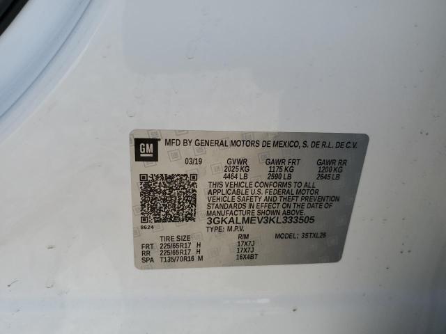 3GKALMEV3KL333505 GMC Terrain Sle