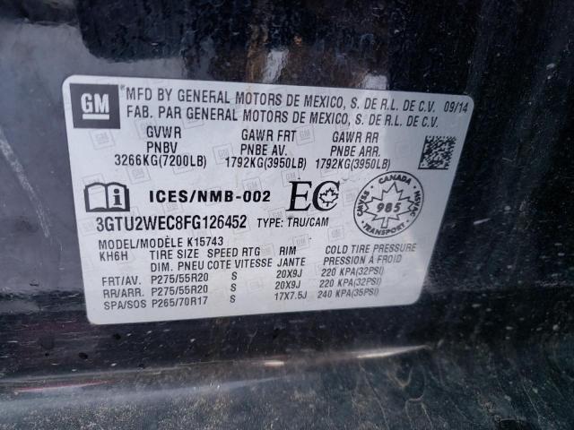3GTU2WEC8FG126452 GMC Sierra K1500 Denali