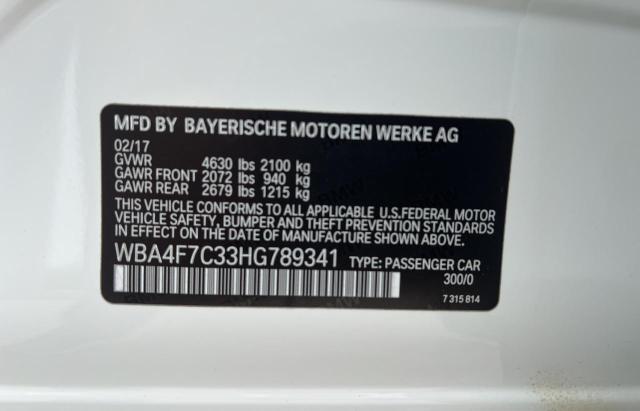 WBA4F7C33HG789341 BMW 430i Gran Coupe