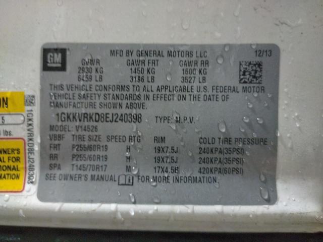 1GKKVRKD8EJ240398 GMC Acadia Slt-1