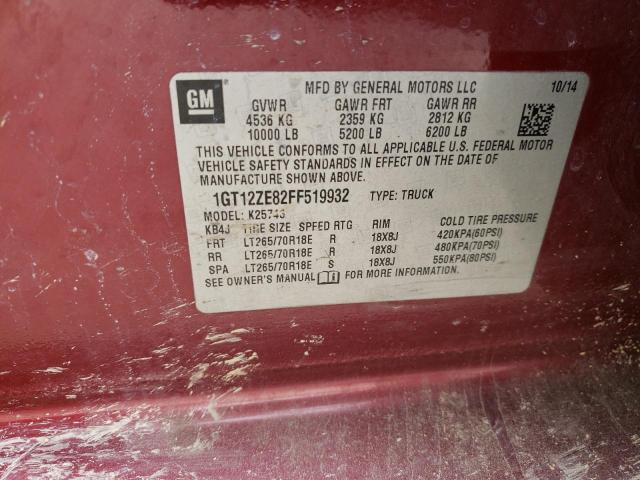 1GT12ZE82FF519932 GMC Sierra K2500 Slt