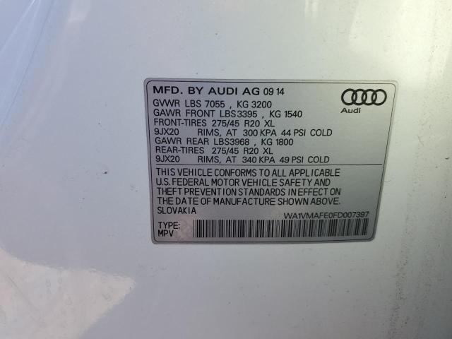 WA1VMAFE0FD007397 Audi Q7 Tdi Prestige