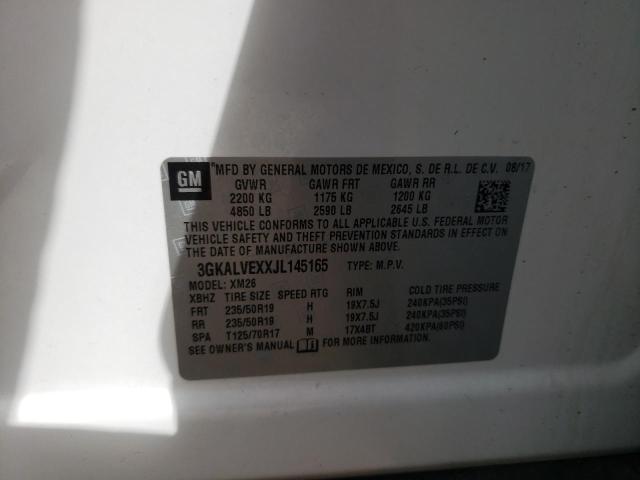 3GKALVEXXJL145165 GMC Terrain Slt