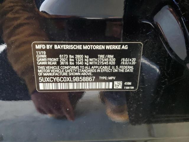 5UXCY6C0XL9B58867 BMW X6 Xdrive40i