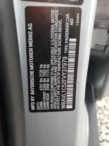 WBAVL1C52FVY37979 BMW X1 Xdrive28i