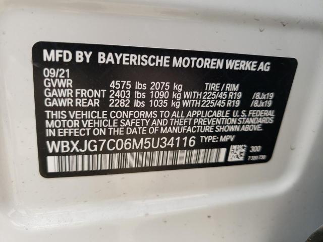 WBXJG7C06M5U34116 BMW X1 Sdrive28i