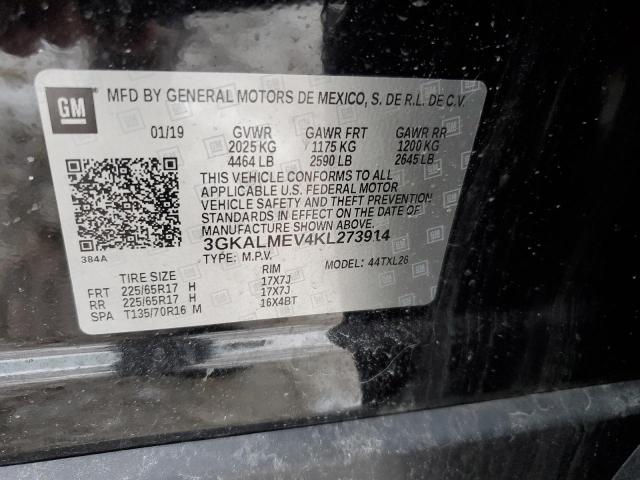 3GKALMEV4KL273914 GMC Terrain Sle