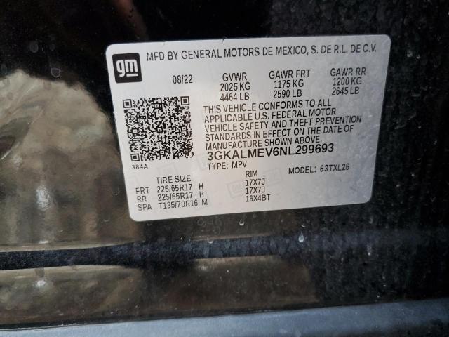 3GKALMEV6NL299693 GMC Terrain Sle