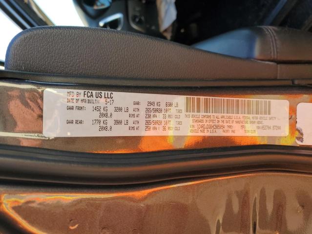 1C4RDJDG6HC905054 Dodge DURANGO GT