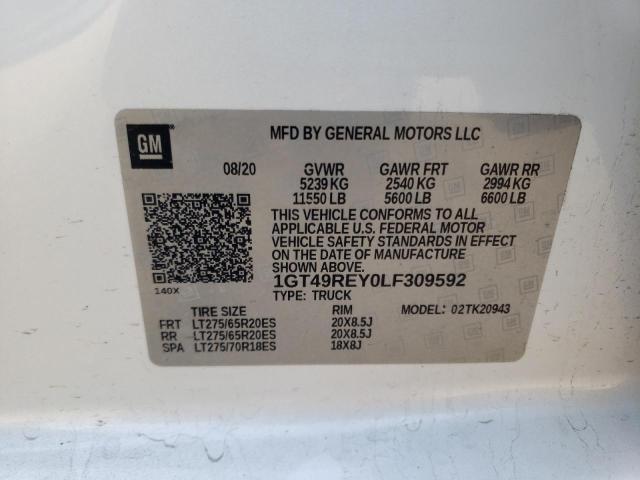 1GT49REY0LF309592 GMC Sierra K2500 Denali