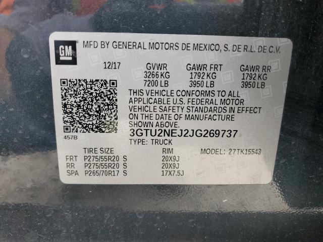 3GTU2NEJ2JG269737 GMC Sierra K1500 Slt