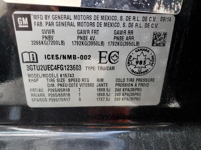 3GTU2UEC4FG123603 GMC Sierra K1500 Sle