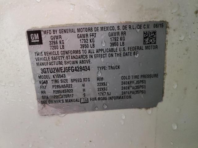 3GTU2WEJ6FG428434 GMC Sierra K1500 Denali