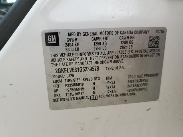 2GKFLVE31G6239578 GMC Terrain Denali
