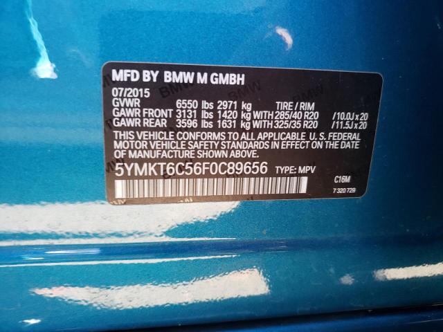 5YMKT6C56F0C89656 BMW X5 M