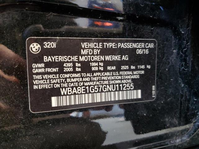 WBA8E1G57GNU11255 BMW 320 I