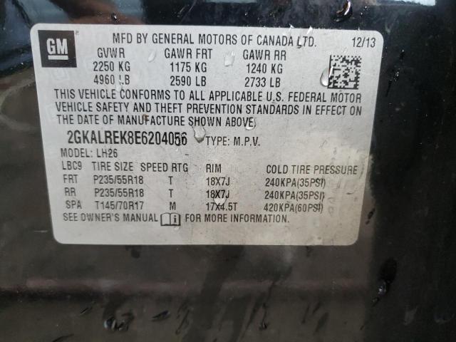 2GKALREK8E6204056 GMC Terrain Sle
